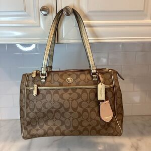Coach Peyton Signature Jordan Double Zip Carryall